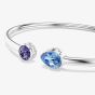 Swarovski Chroma Rhodium Plated Mixed Cut Crystal Bangle 5741780