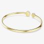 Swarovski Chroma Gold Tone Plated Mixed Cut Crystal Bangle 5738475
