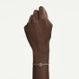 Swarovski Una Angelic Rhodium Plated Clover Bangle 5757791