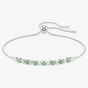 Swarovski Matrix Rhodium Plated Green Bracelet 5758987