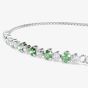 Swarovski Matrix Rhodium Plated Green Bracelet 5758987