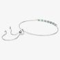 Swarovski Matrix Rhodium Plated Green Bracelet 5758987