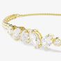 Swarovski Mesmera 18ct Yellow Gold Plated Multi Cut Bracelet 5747939