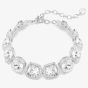 Swarovski Una Angelic Rhodium Plated Cushion Multi Halo Bracelet 5751558