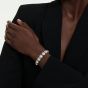 Swarovski Una Angelic Rhodium Plated Cushion Multi Halo Bracelet 5751558