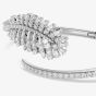 Swarovski Vienna Rhodium Plated Medium Feather Bangle 5754275