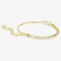 Swarovski Matrix 18ct Yellow Gold Plated Half Tennis Bracelet 5753925