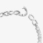Swarovski Matrix Rhodium Plated S Link Half Tennis Bracelet 5753926