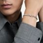 Swarovski Matrix Rhodium Plated S Link Half Tennis Bracelet 5753926