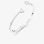 Swarovski Mesmera Rhodium Plated Heart Cut Small Bangle 5535354