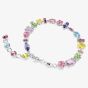 Swarovski Gema Rhodium Plated Multi Coloured Bracelet 5656427