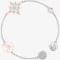 Swarovski Remix Star Strand Multi-Coloured Mixed Metal Finish Bracelet