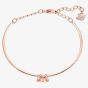 Swarovski Sparkling Dance Clear Crystal Rose Gold Tone Bangle 5497483