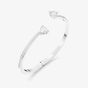 Swarovski Attract Soul White Crystal Heart Bangle 5518814 M