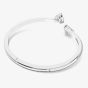 Swarovski Attract Soul White Crystal Heart Bangle 5518814 M