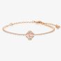 Swarovski Sparkling Dance Rose Gold Tone Pink and White Crystal Bangle 5516476 M