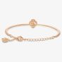 Swarovski Sparkling Dance Rose Gold Tone Pink and White Crystal Bangle 5516476 M