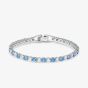 Swarovsk Tennis Deluxe Blue and White Crystal Bracelet  5521494