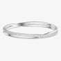 Swarovski Twist Cross Over White Crystal Bangle 5565210