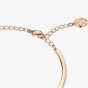 Swarovski Millenia Rose Gold Tone Plated Pink & White Crystal Bangle 5620555