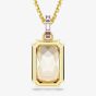 Swarovski Millenia Gold Tone Plated Octagon Cut Bronze Crystal Pendant Necklace 5725752