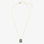Swarovski Sublima 18ct Yellow Gold Green Pendant 5752884