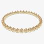 Swarovski Chroma Gold Tone Plated Spike Crystal Necklace 5613679