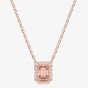 Swarovski Millenia Rose Gold Tone Plated Octagon Crystal Necklace 5614933