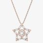 Swarovski Stella Rose Gold Tone Plated Crystal Star Necklace 5617766
