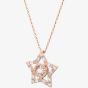 Swarovski Stella Rose Gold Tone Plated Crystal Star Necklace 5617766