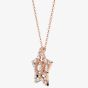 Swarovski Stella Rose Gold Tone Plated Crystal Star Necklace 5617766