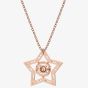 Swarovski Stella Rose Gold Tone Plated Crystal Star Necklace 5617766