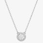 Swarovski Ladies Constella Rhodium-Plated Halo Necklace 5636264