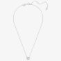 Swarovski Ladies Constella Rhodium-Plated Halo Necklace 5636264