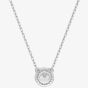 Swarovski Ladies Constella Rhodium-Plated Halo Necklace 5636264