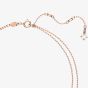 Swarovski Ladies Millenia Rose Gold Plated Octagon Layered Necklace 5640558