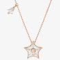 Swarovski Ladies Stella Rose Gold Plated Star Necklace 5645463