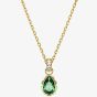 Swarovski Stilla Gold Plated Pear Shaped Pendant Necklace 5648751