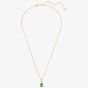 Swarovski Stilla Gold Plated Pear Shaped Pendant Necklace 5648751