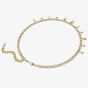 Swarovski Dextera White Mixed Cuts Gold Tone Plated Necklace 5663338