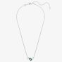 Swarovski Mesmera Green Mixed Cuts Rhodium Plated Necklace 5668278