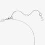 Swarovski Hyperbola Rhodium Plated White Infinity Necklace 5679434