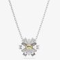 Swarovski Idyllia Rhodium Plated Yellow Flower Necklace 5679939