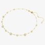 Swarovski Imber Gold Plated Scattered Necklace 5680090