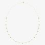 Swarovski Imber Strandage Gold Plated Scattered Necklace 5680091