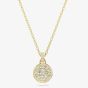Swarovski Meteora Gold Plated White Crystal Necklace 5683443