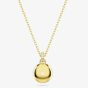 Swarovski Meteora Gold Plated White Crystal Necklace 5683443
