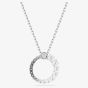 Swarovski Matrix Rhodium Plated Crystal & Pearl Circle Necklace 5688751