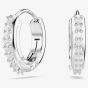 Swarovski Matrix Tennis Crystal Hoop Earrings 5690670
