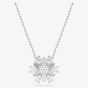 Swarovski Idyllia Rhodium Plated Crystal Snowflake Necklace 5691484
